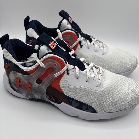 Under Armour Auburn Tigers HOVR Apex 3 NCAA Training Shoes Men's Size 9.5